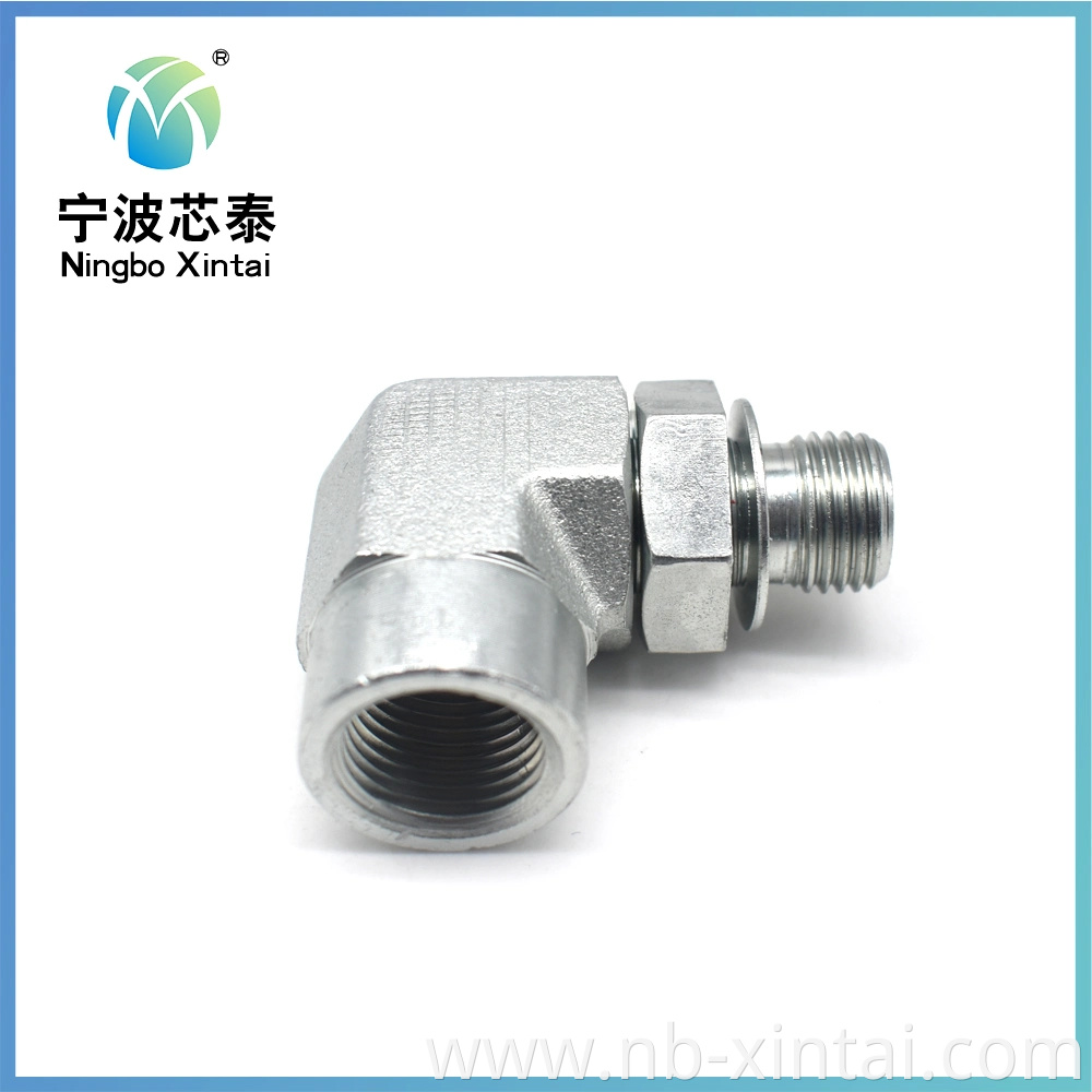 Elbow Male Thread Metal Pneumatic Quick Connecting Tube Fitting